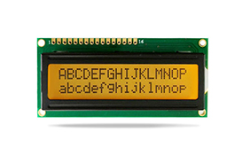 JXD1602A字符液晶 黃綠屏橙光 JXD1602A字符液晶 黃綠屏橙光