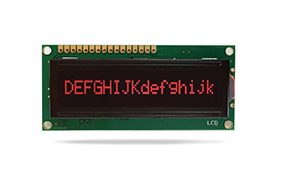 JXD1601A字符液晶 FSTN負顯 紅字